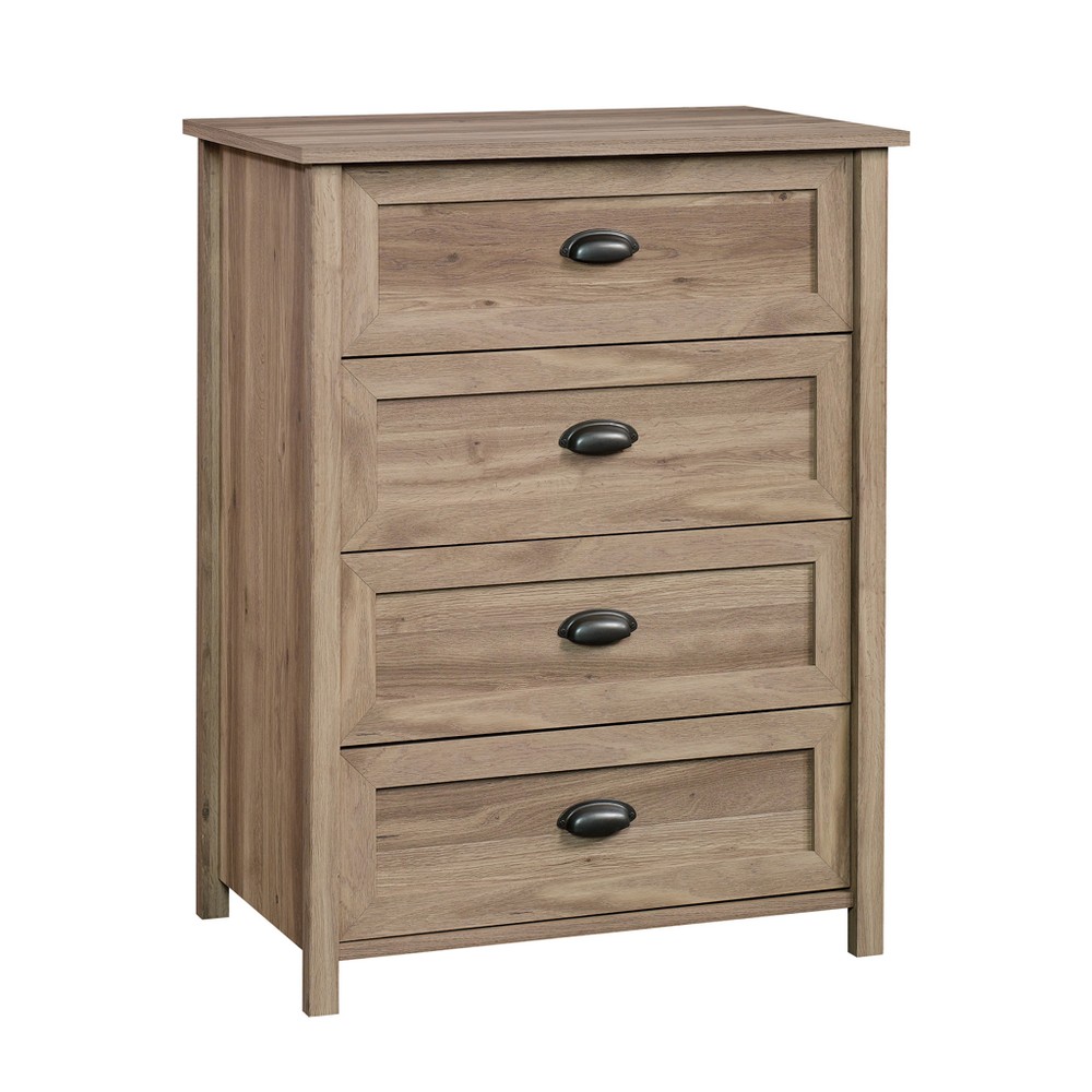 UPC 042666006842 product image for County Line 4 Drawer Chest Salt Oak Finish - Sauder | upcitemdb.com