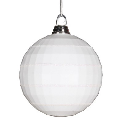 Vickerman Shiny and Matte Mirror Ball Christmas Ornament