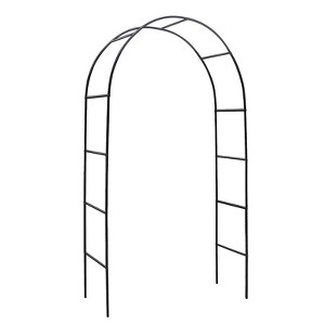 Itopfox Metal Pergola Arbor, Outdoor Flower Garden Arch Trellis for Climbing Plants, Steel Garden Arbor for Wedding Decoration - 1 of 4