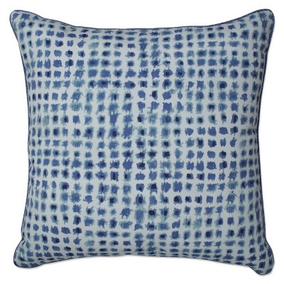 Outdoor/Indoor Oversized Throw Pillow Alauda Porcelain Blue - Pillow Perfect
