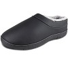 Haggar Men's Open Back Memory Foam Padded Clog Slippers with Indoor/Outdoor Sole - 2 of 4