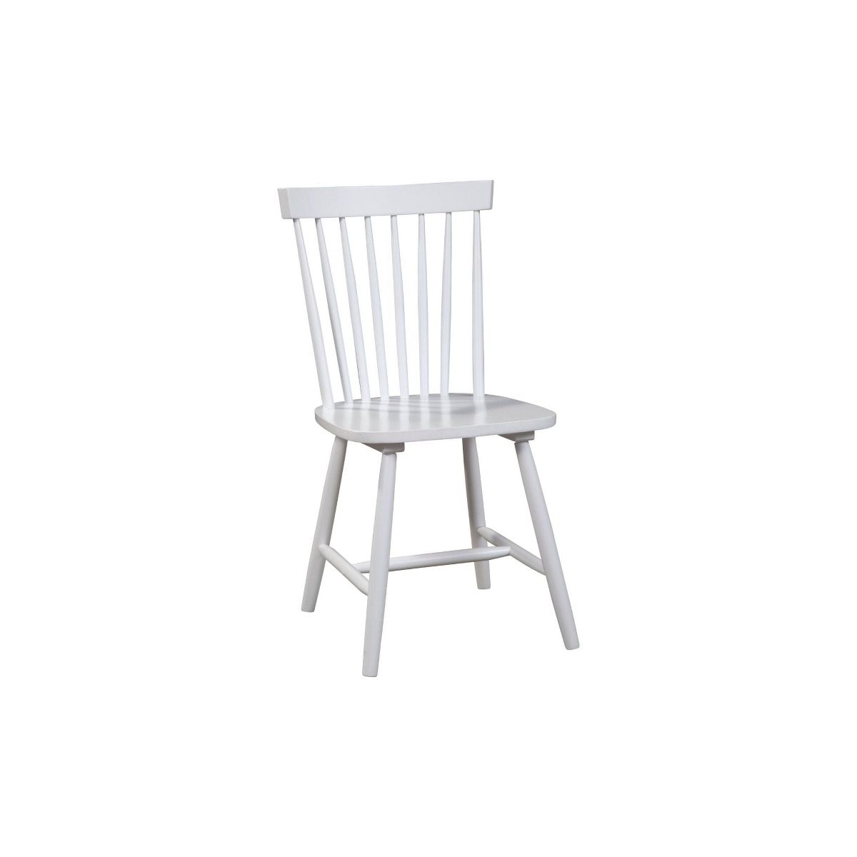 Lyra Windsor Dining Side Chairs, White (Set of 2) | Alpine - thumbnail 2