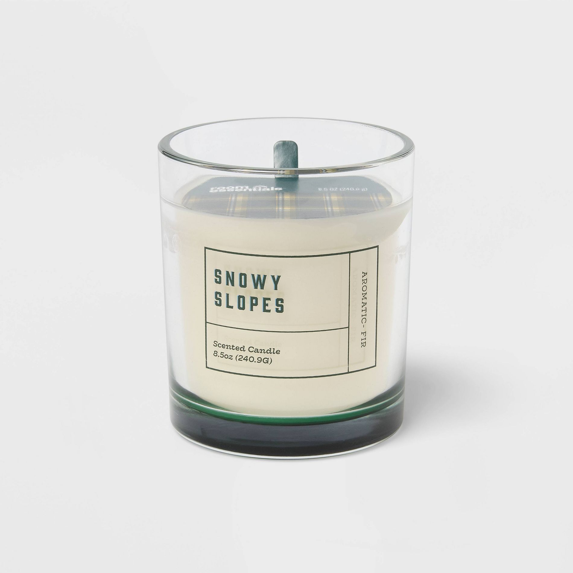 Glass Snowy Slopes Jar Candle - Room Essentials™