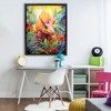 Stupell Industries Colorful Dinosaur in Jungle Floating Frame Canvas Art - 3 of 4