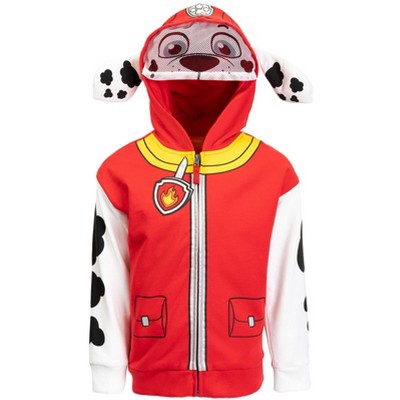 Paw Patrol Zuma Little Boys Fleece Pullover Hoodie 7-8 : Target