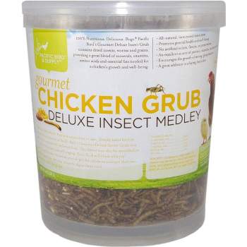 Pacific Bird & Supply Co. Gourmet Chicken Grub Deluxe Insect Medley - 29.8 oz Bucket