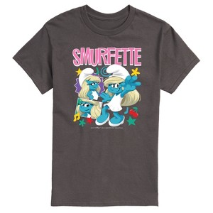 Men's - Smurfs - Smurfette Short Sleeve Graphic T-Shirt - 1 of 4