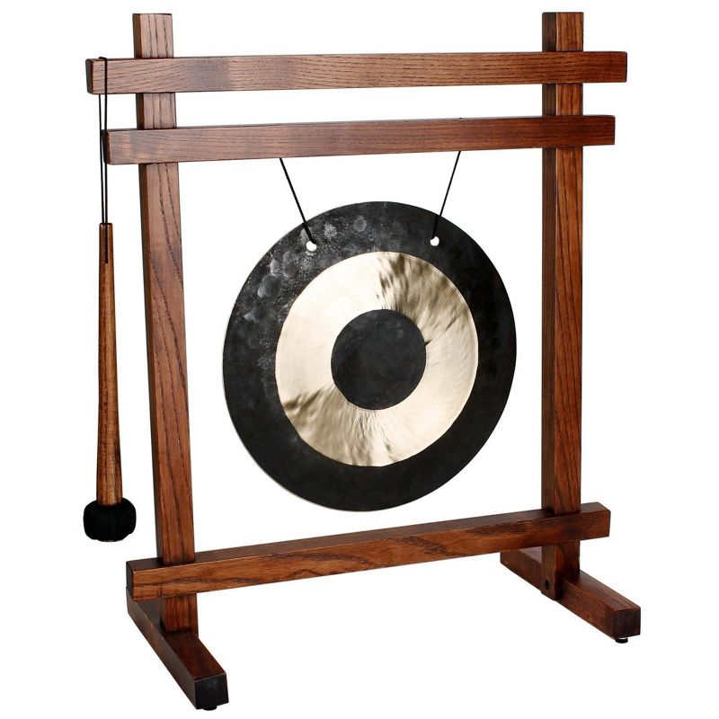 Woodstock Wind Chimes Signature Collection, Woodstock Desk / Table Gong Brass Wind Gong, 1 of 9