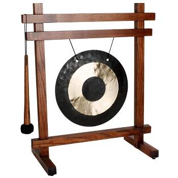 Woodstock Wind Chimes Signature Collection, Woodstock Desk / Table Gong Brass Wind Gong