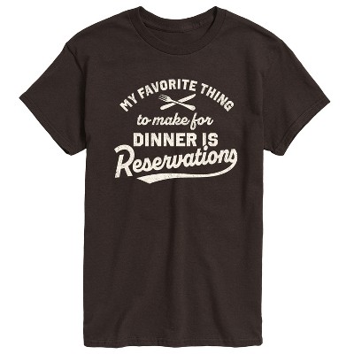 Men's - Instant Message - My Favorite Thing To Make For Dinner Short Sleeve Graphic T-Shirt