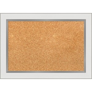 Amanti Art Eva Narrow Framed Corkboard, Natural Cork - 1 of 4