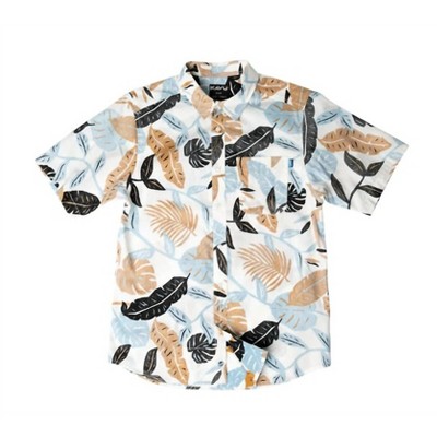 Men's Printed Top Spot Cotton Shirt - KAVU
