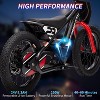 24V Electric Dirt Bike, 250w Electric Motorcycle, 16 Inch Electric Balance Bike for Ages 6-12, Up to 15.53MPH & 3 Speed Settings - 4 of 4