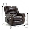 Power Lift Recliner Chair with USB Ports, Heat Massage Dual Motor Up to 350 LBS - 2 of 4