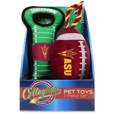 NCAA Arizona State Sun Devils Dog Toy Gift Set - 2pk