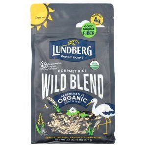 Lundberg Organic Gourmet Rice, Wild Blend , 32 oz (907 g) - 1 of 3