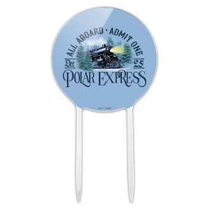Polar Express All Aboard Acrylic Cake Topper - 1 of 4