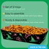 Big Dot of Happiness Witch Party Paper Food Trays, Disposable Food Boats Double-Sided Meal Holders for Nachos, Hot Dogs, French Fries - 12 Ct - 3 of 4