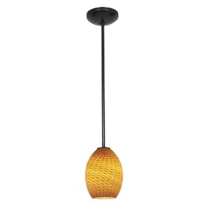 Access Lighting Brandy FireBird 1 - Light Pendant in  Oil Rubbed Bronze - 1 of 1