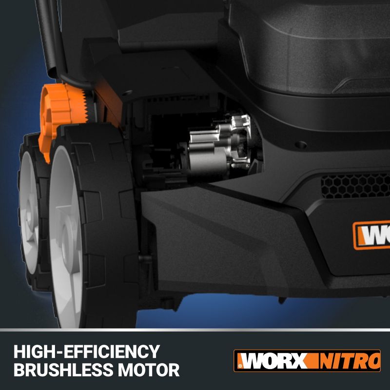 Worx Nitro WG855 40V Power Share Brushless 14” Cordless Dethatcher (Batteries & Charger Included), 5 of 13