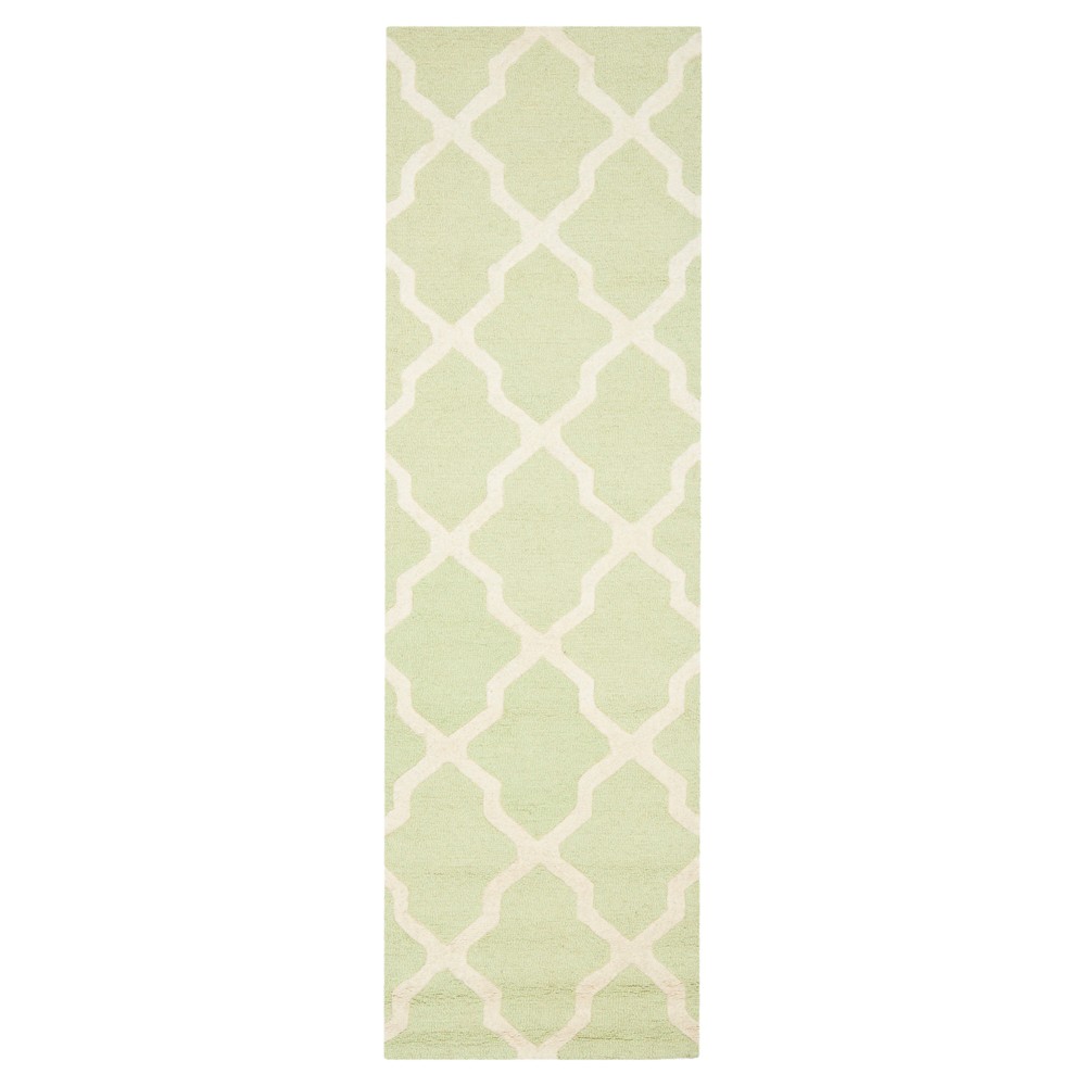 Maison Textured Runner - Light Green / Ivory (2'6inx6') - Safavieh