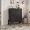 Dresser for Bedroom, Tall Dresser with 4 Drawers ,Drawer with Storage Freestanding, Closet Storage Chest for Living Room, Bedroom, Entryway - 4 of 4