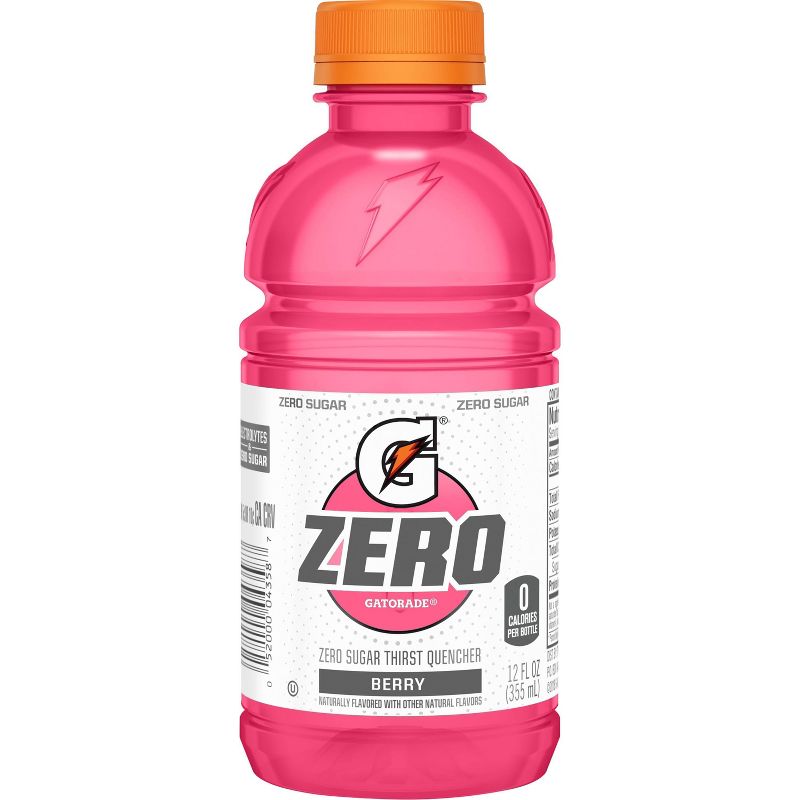 Gatorade Zero Mixed Flavor Variety Pack Sports Drink - 18pk/12 fl oz Bottles, 5 of 7