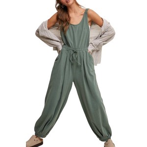 Women's TANK AND JOGGER JUMPSUIT - Listicle - 1 of 3