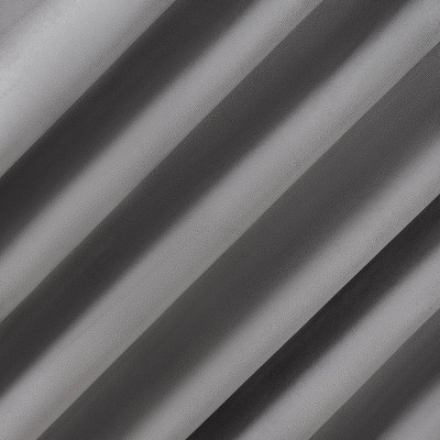 Gray Velvet Blackout Thermal Back Tab Curtain Panel