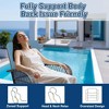 GustoWave 3-Piece Patio Wicker Table and Chair Set with Cushions and Coffee Table for Patio Porch Pool - 4 of 4