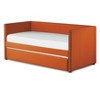 NicBex Twin Size Daybed with Trundle, Fabric Upholstered Day Bed with Nailhead Trim Design, No Box Spring Needed - 3 of 4
