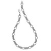 Black Bow Jewelry 10mm Rhodium Plated Sterling Silver Solid Fancy Chain Necklace, 18 In - 2 of 4