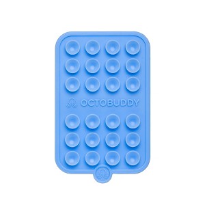 Octobuddy Silicone Suction Cup Phone Case Mount Double-Sided, Blue Jay