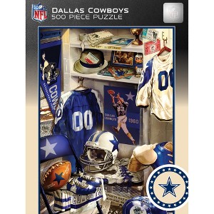 MasterPieces 500 Piece Puzzle - Dallas Cowboys Locker Room - 15"x21" - 1 of 4