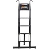 12.5FT Aluminum Telescopic Ladder with Non-Slip Feet & Stable Hook, Portable Extension Ladder for Household & Outdoor Working, 330lb Capacity - 4 of 4
