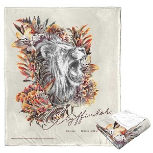 Warner Bros. Harry Potter Gryffindor Silk Touch Throw Blanket 50x60 Inches - 1 of 4