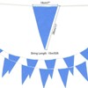 Unique Bargains Outdoor Garden Wedding Birthday Decoration Pennant Flag Banner 50ft - 2 of 4
