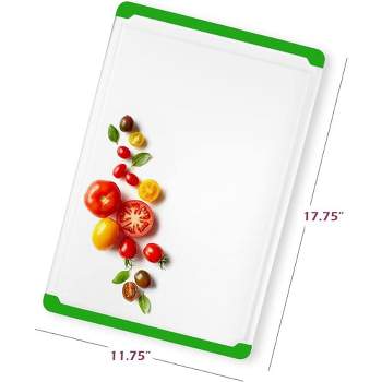 Thirteen Chefs 18 X 12 Inch Dishwasher Safe Hdpe Plastic Chopping Cutting  Board For Commercial Restaurant Or Personal Home Use, Multicolor, Pack Of 6  : Target