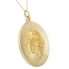 Pompeii3 14k Yellow Gold St. Joseph Medal Pendant 1" Tall 5 Grams - 2 of 3