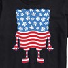 Men's - SpongeBob SquarePants - Silhouette Stars Stripes Short Sleeve Graphic T-Shirt - 2 of 4