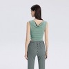 Women's Rib-Knit Draped Tank Top - Wild Fable™ Sage Green - image 2 of 4