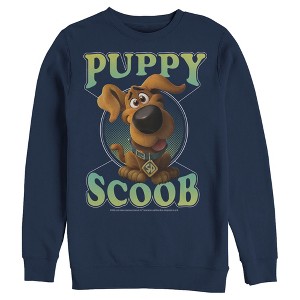 Men's Scooby Doo Puppy Circle Sweatshirt - 1 of 3