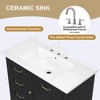 KTMBDW 36" Bathroom Vanity with Undermount Sink, Bathroom Sink Cabinet, Modern Bathroom Storge Vanity with Large Soft Closing Doors, Drawers - 4 of 4
