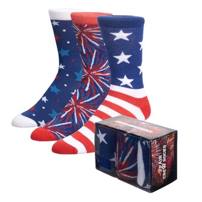 Americana Crew Socks (3-Pack Box Set)