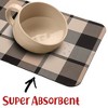 DogBuddy Dog Food Mat, Waterproof Dog Mat for Food and Water, Ultra Absorbent Pet Bowl Mat - 3 of 4
