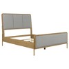 Queen Size Platform Bed with Upholstered Headboard for Bedroom - 2 of 4