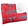 Delaware State University Logo Pattern Silky Touch Blanket White 50x60 - 3 of 4