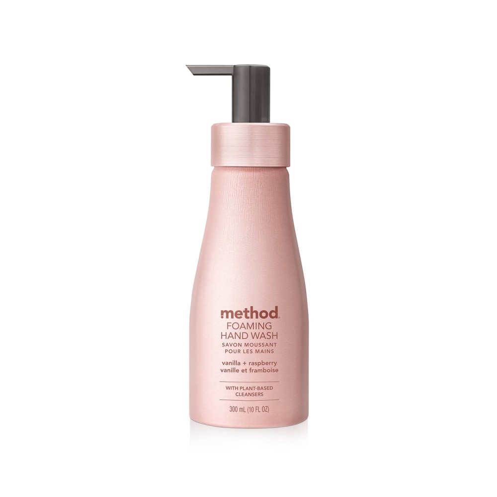 Photos - Soap / Hand Sanitiser Method Aluminum Foaming Hand Soap - Vanilla & Raspberry - 10 fl oz 