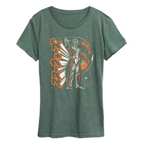 Women's - Star Wars - Darth Vader Grip On The Galaxy Short Sleeve Graphic T-Shirt - 1 of 4
