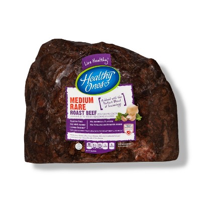 Healthy Ones Medium Rare Roast Beef - Deli Fresh Sliced - price per lb